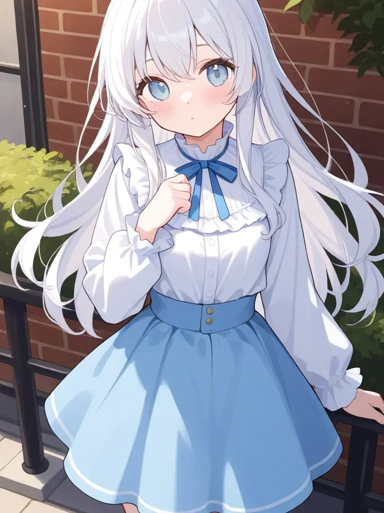 renameron의 白い少女と青い夏