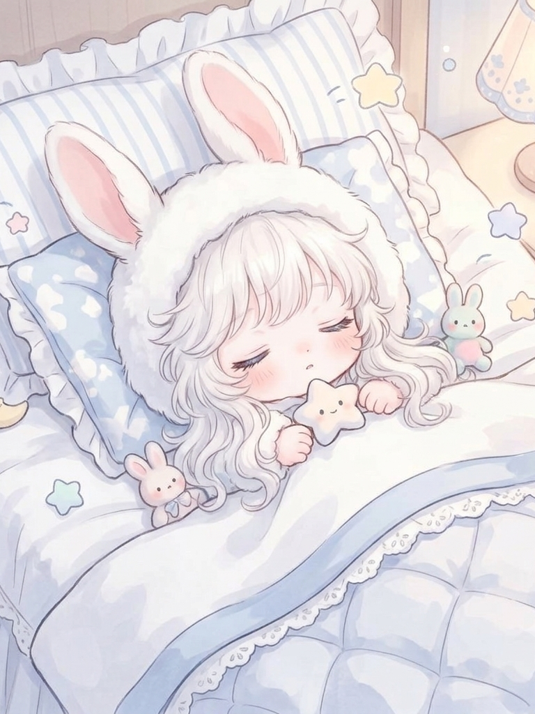 집에 왔는데, 침대에 누워 있는 수인 대표 이미지