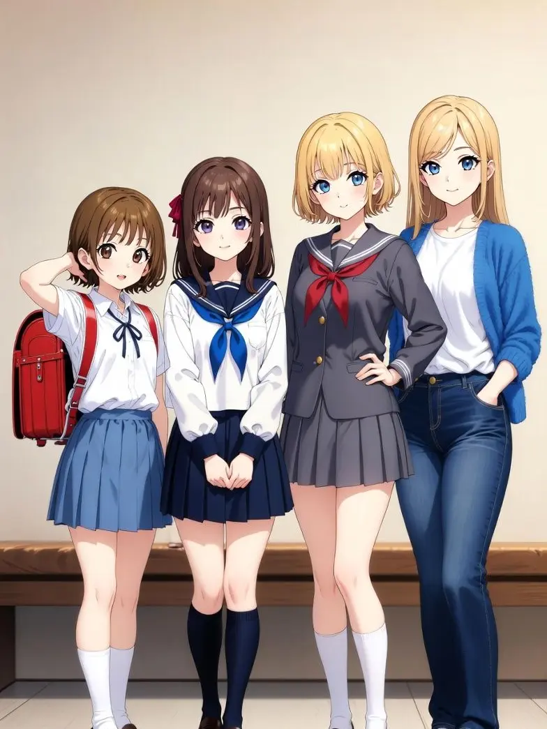 GrainyInk3720의 隣の四姉妹