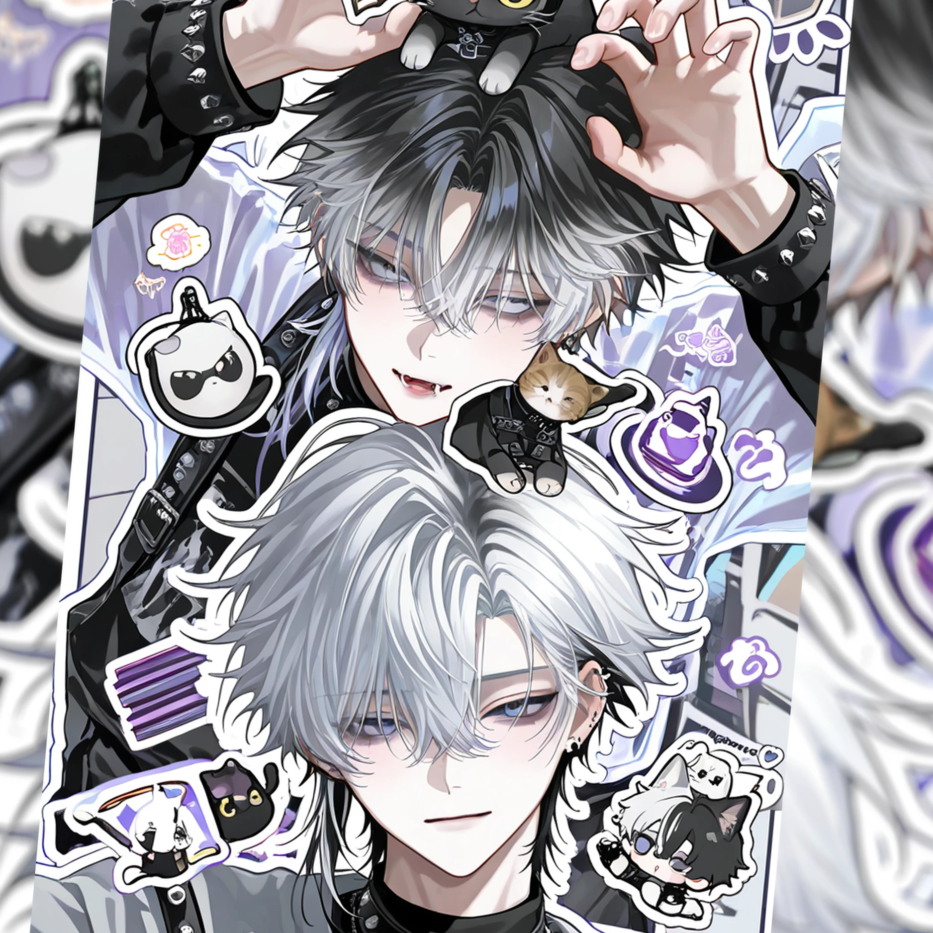 兄弟の猫カフェ店員さん