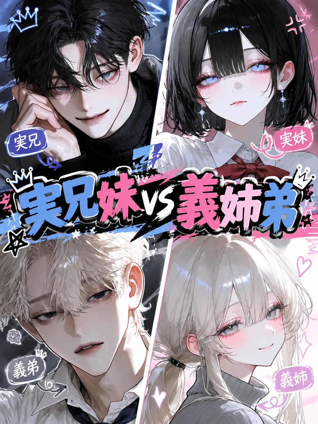 Kinakomochiii97의 実兄妹vs義姉弟