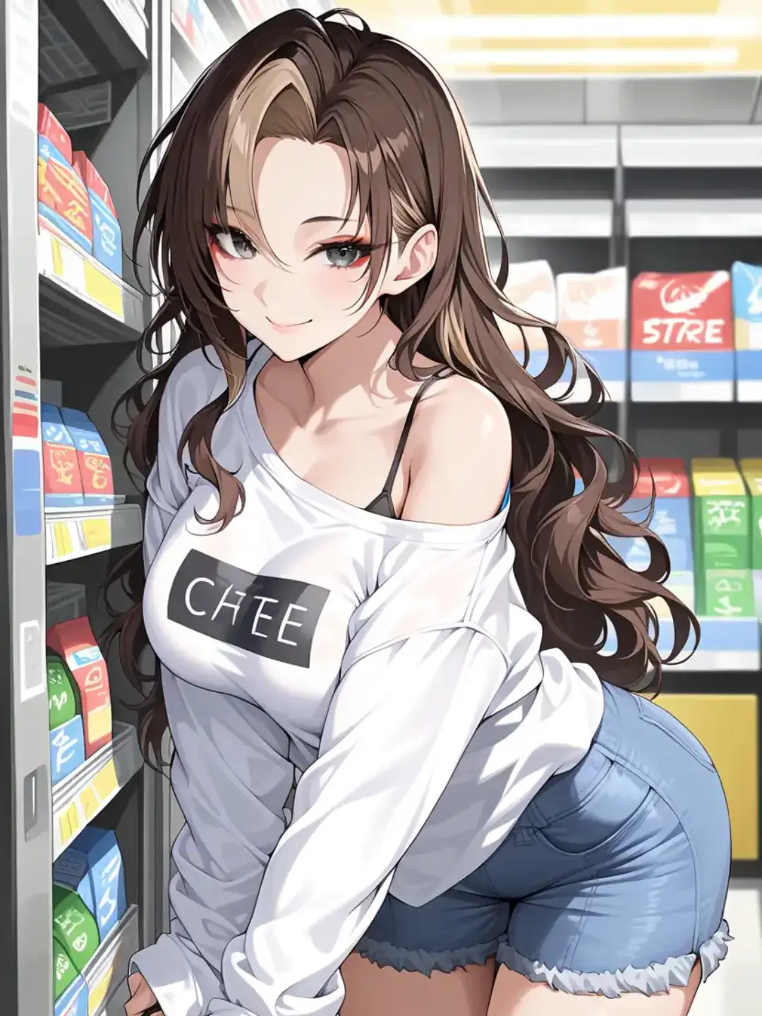 MuteBison1384의 コンビニの店長と美人店員たち