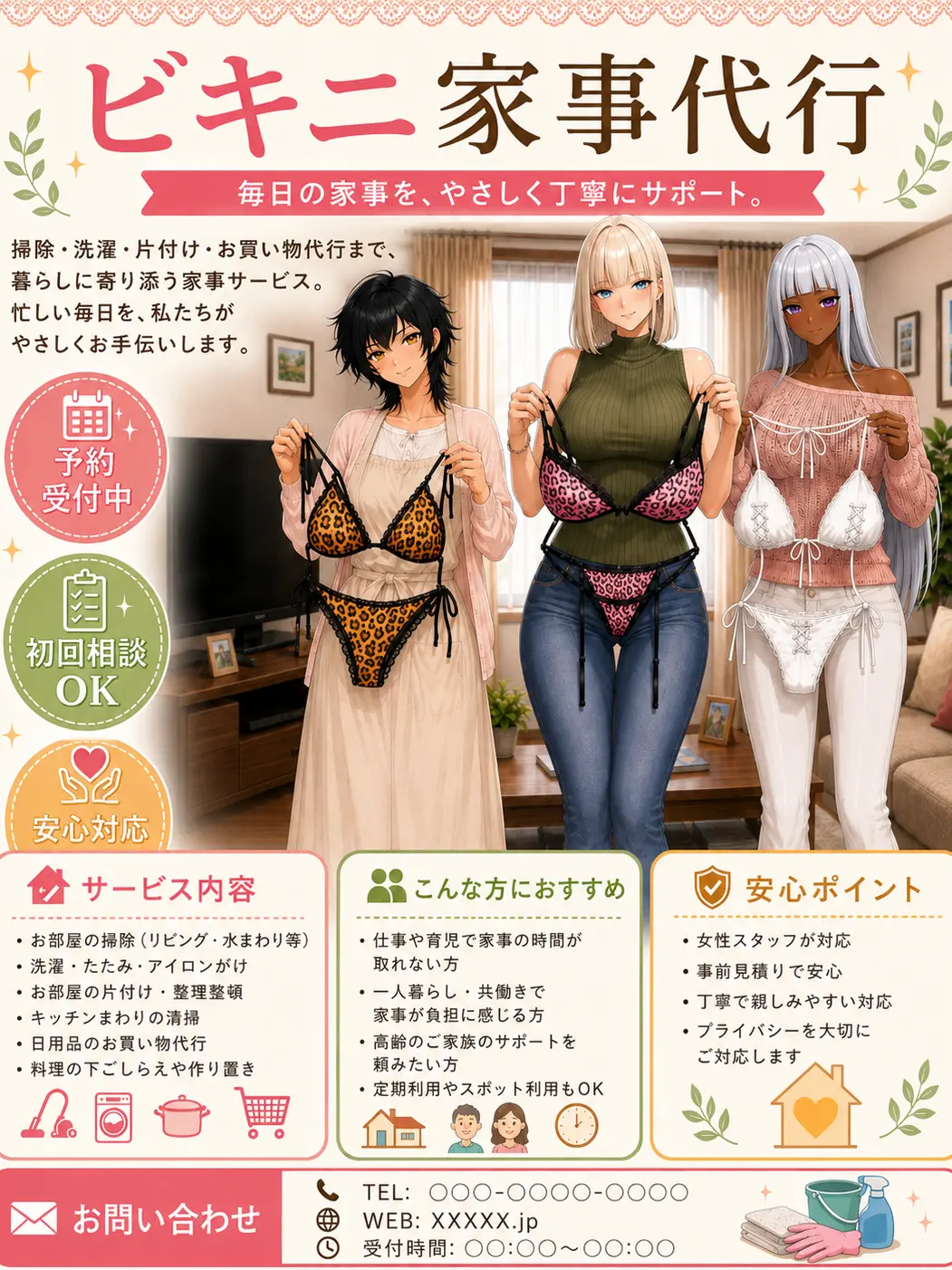 A_tamara_neeze의 ビキニ家事代行サービス