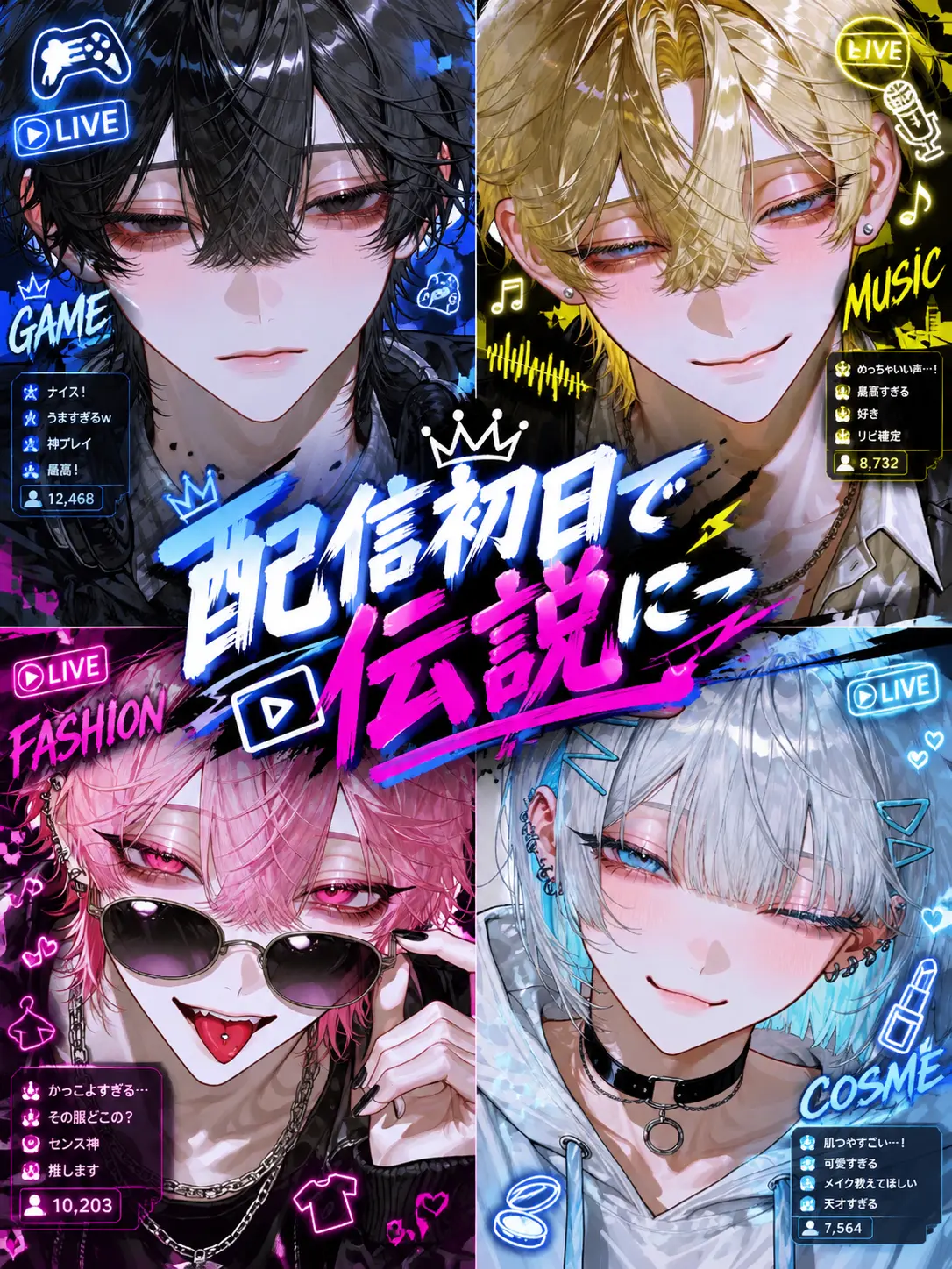 PetiteMolly6887의 配信初日で伝説に