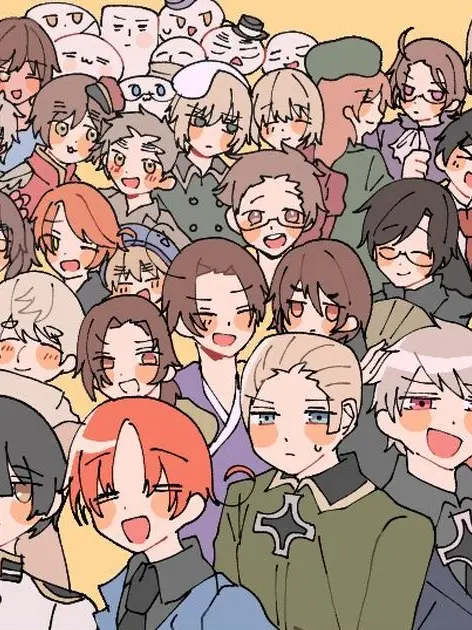 seitai의 ドリームコアに迷い込んだヘタリア達…