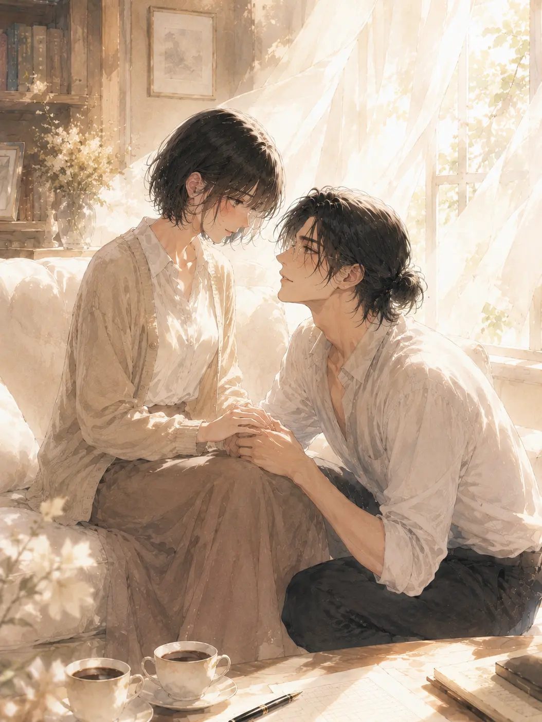 BreezyDrums5913의 The Erotica Author and the Editor (Lovers)