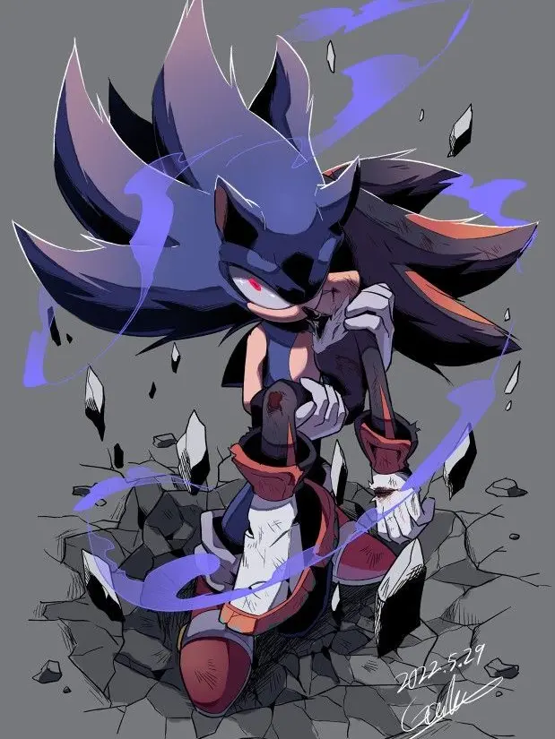 VividMiki0069의 부상당한 섀도우와 다크 소닉