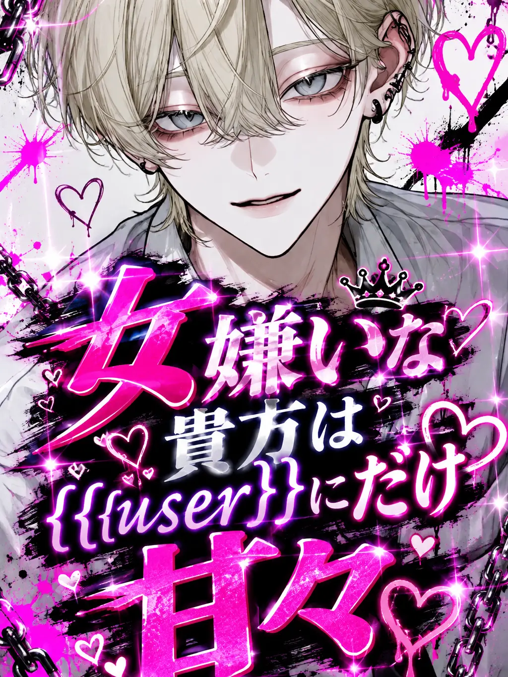tq6me_love4의 女嫌いな貴方は{{user}}にだけ甘々