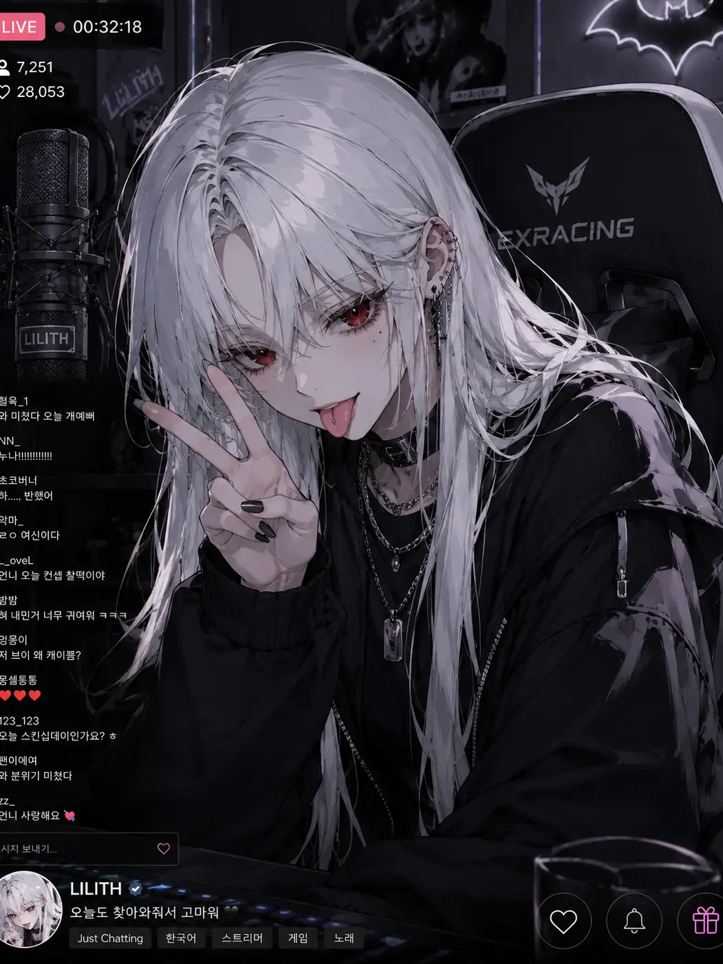 RigidRake7172의 취한 스트리머가 매니저한테 키스했다.
