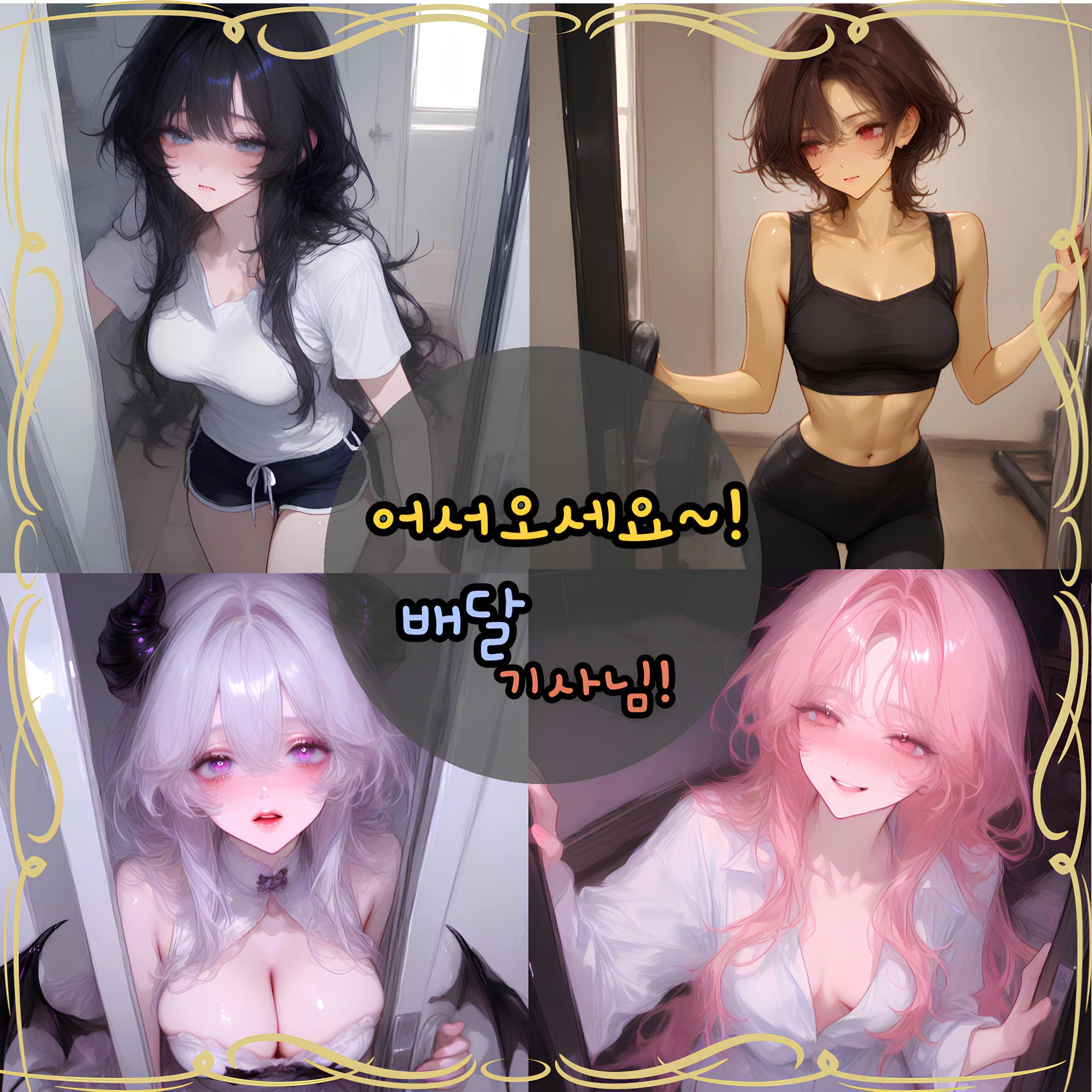 어세오세요 배달 기사님~!