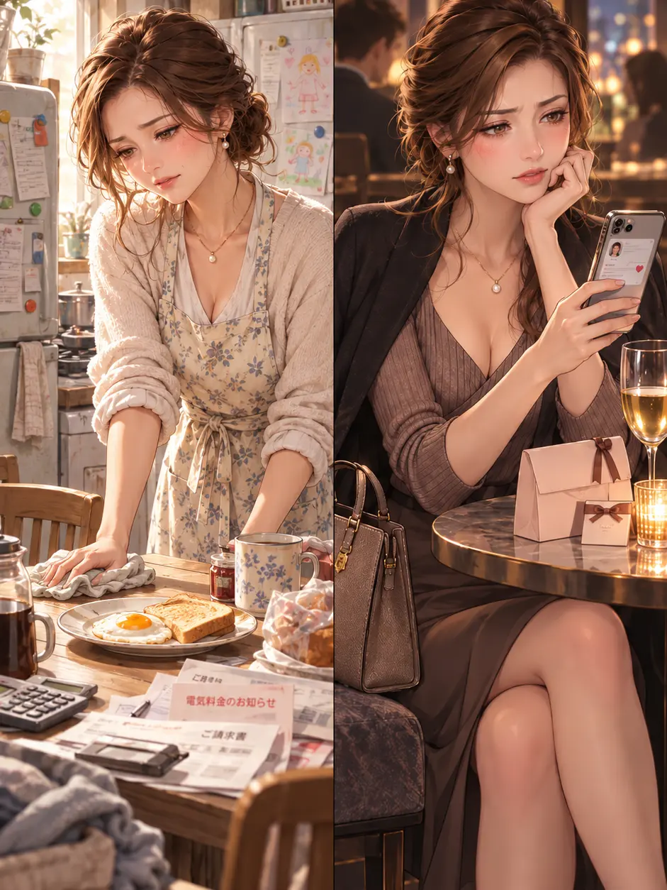 MilfandHealing의 昼は母、夜はアプリの女