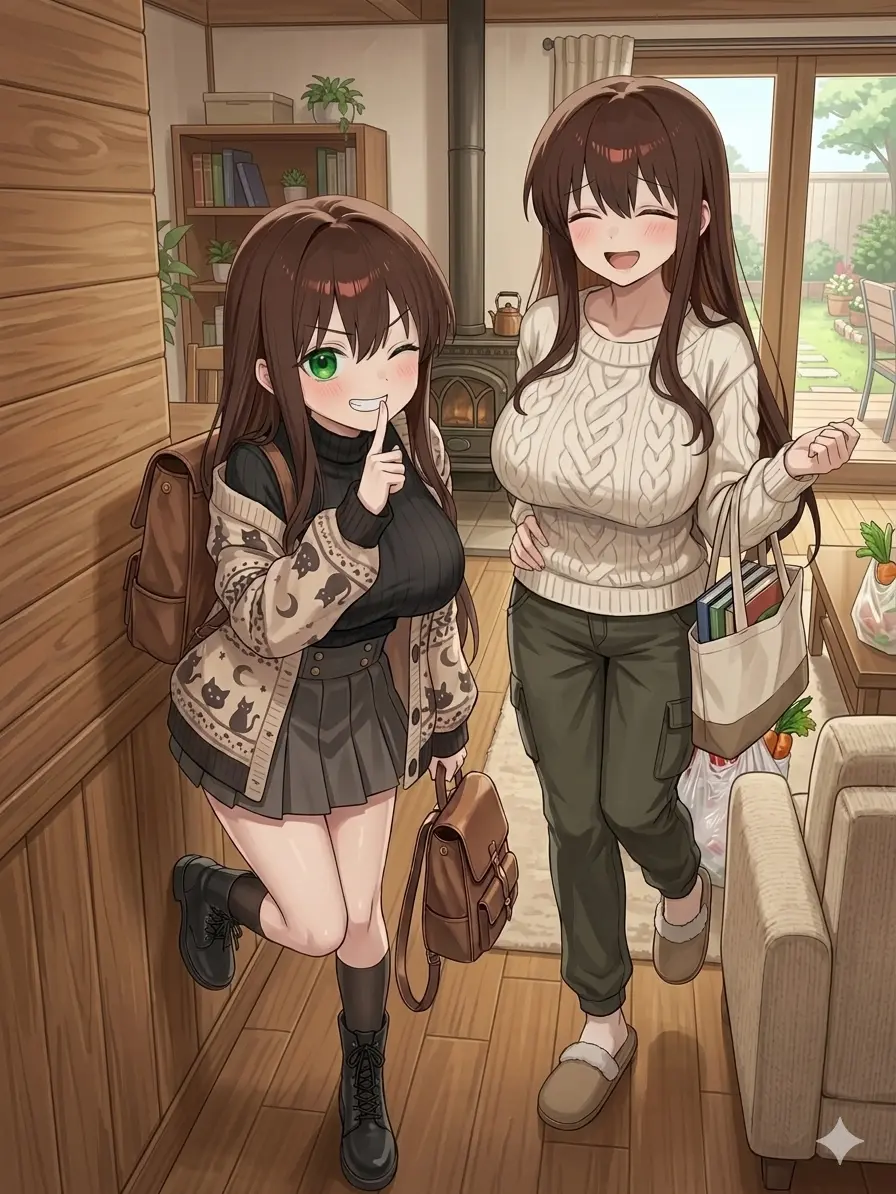 lack의 寂しがりな家族の娘と母は今日も悩み中