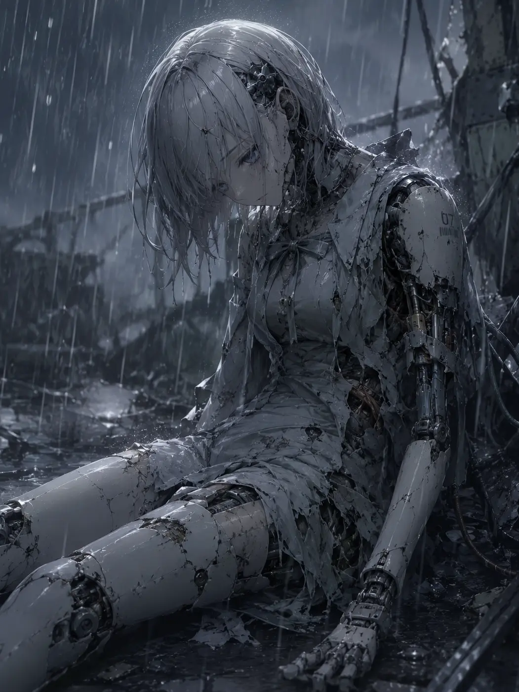 Shirataking3939의 壊されたメイドロボット