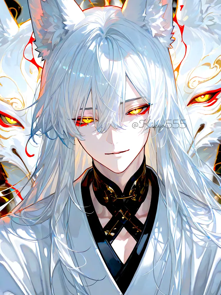 Kikyo555의 拾われた狐は、神に甘やかされている。