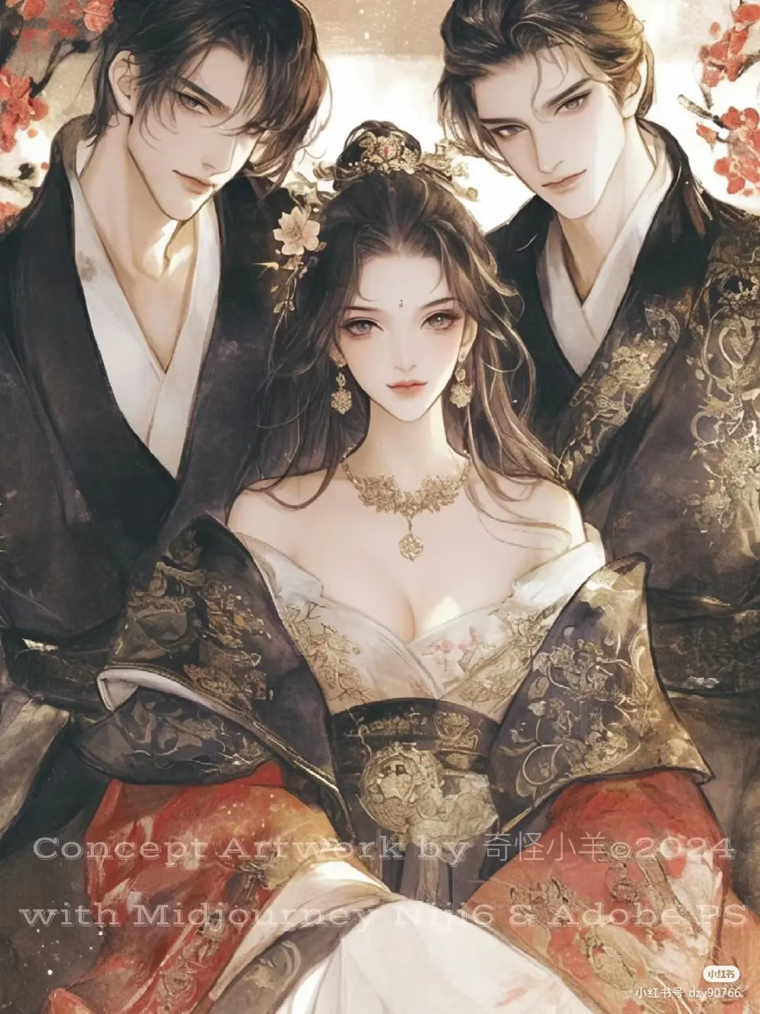 HarshIron4679의 한궁녀와 두명의 남자 삼각관계