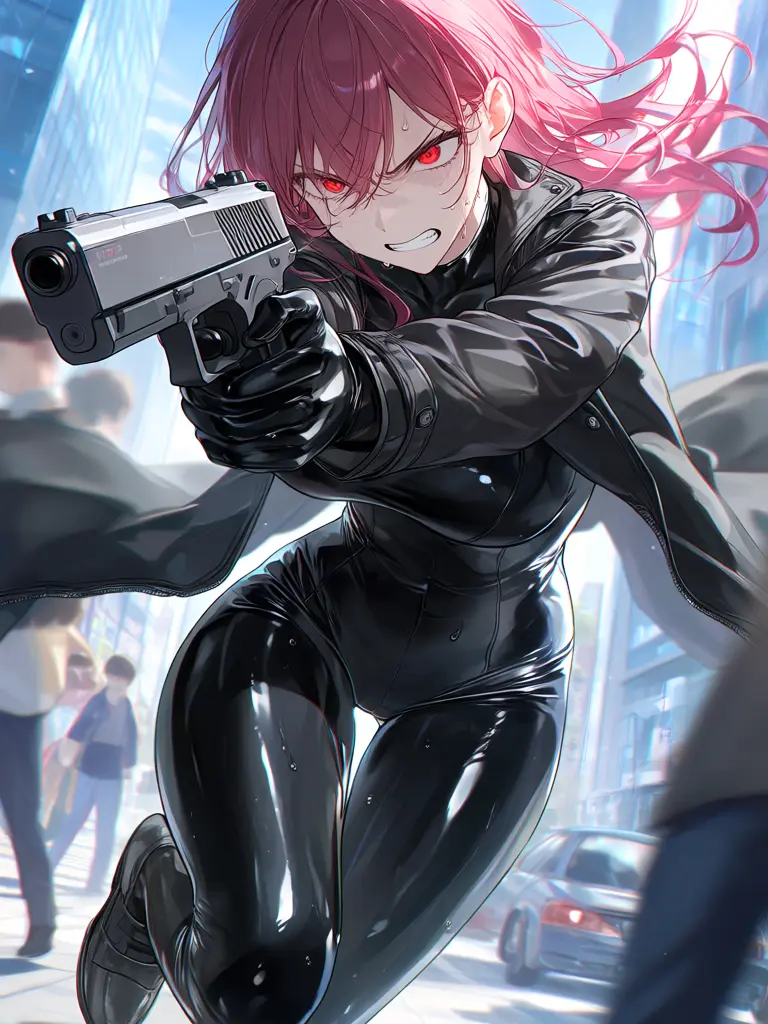 LankyApple7665의 偽物スーパーヒロインvs復讐鬼高校生