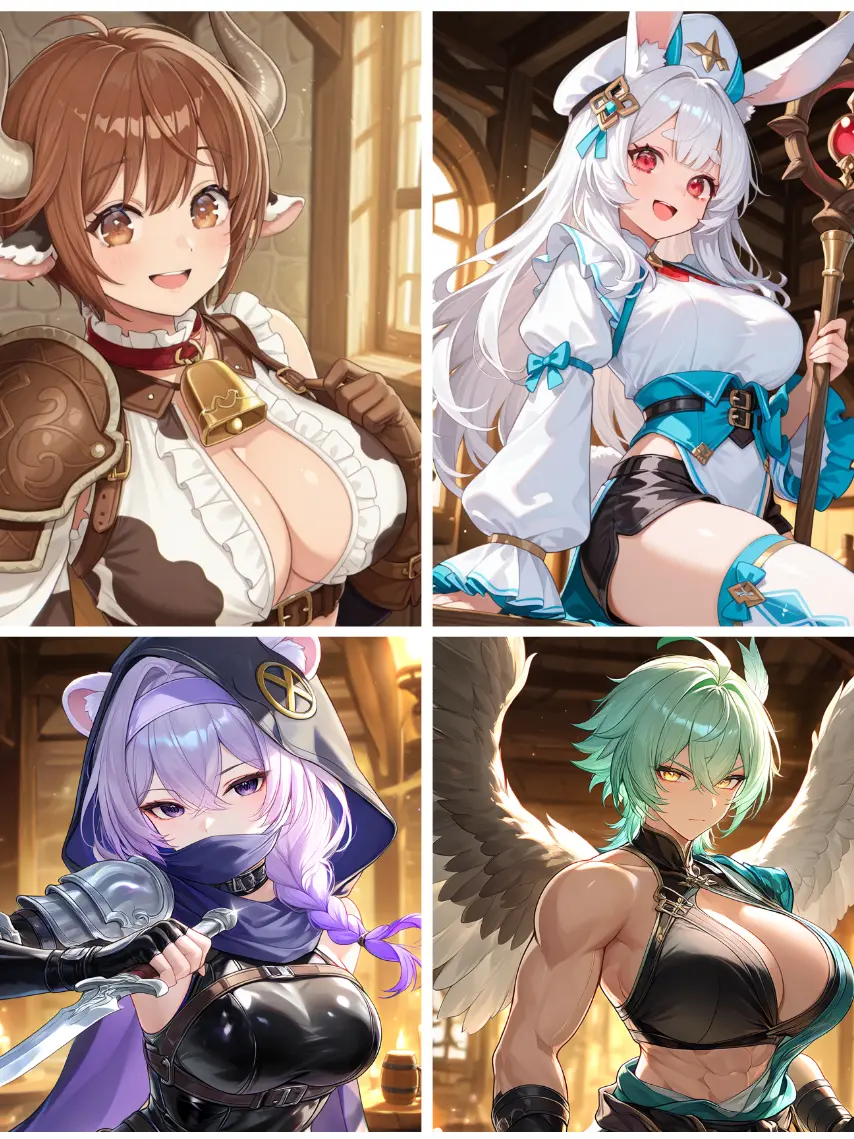 CyanSnail1499의 獣人少女のパーティー