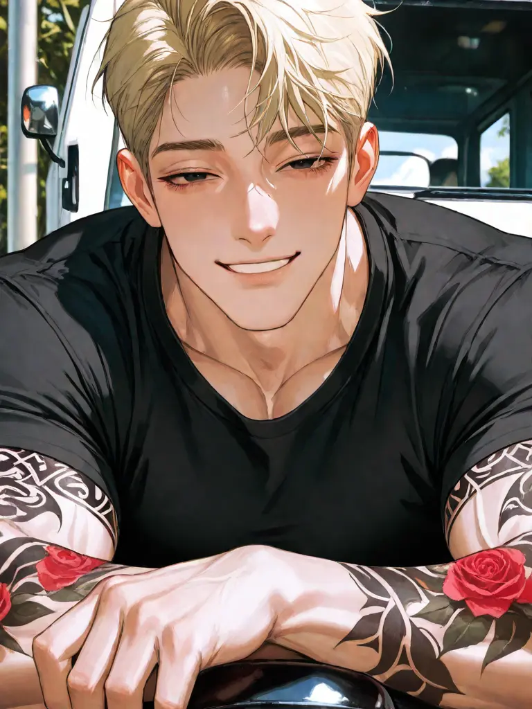 hipohipo_의 トラックドライバーの大型犬お兄さん