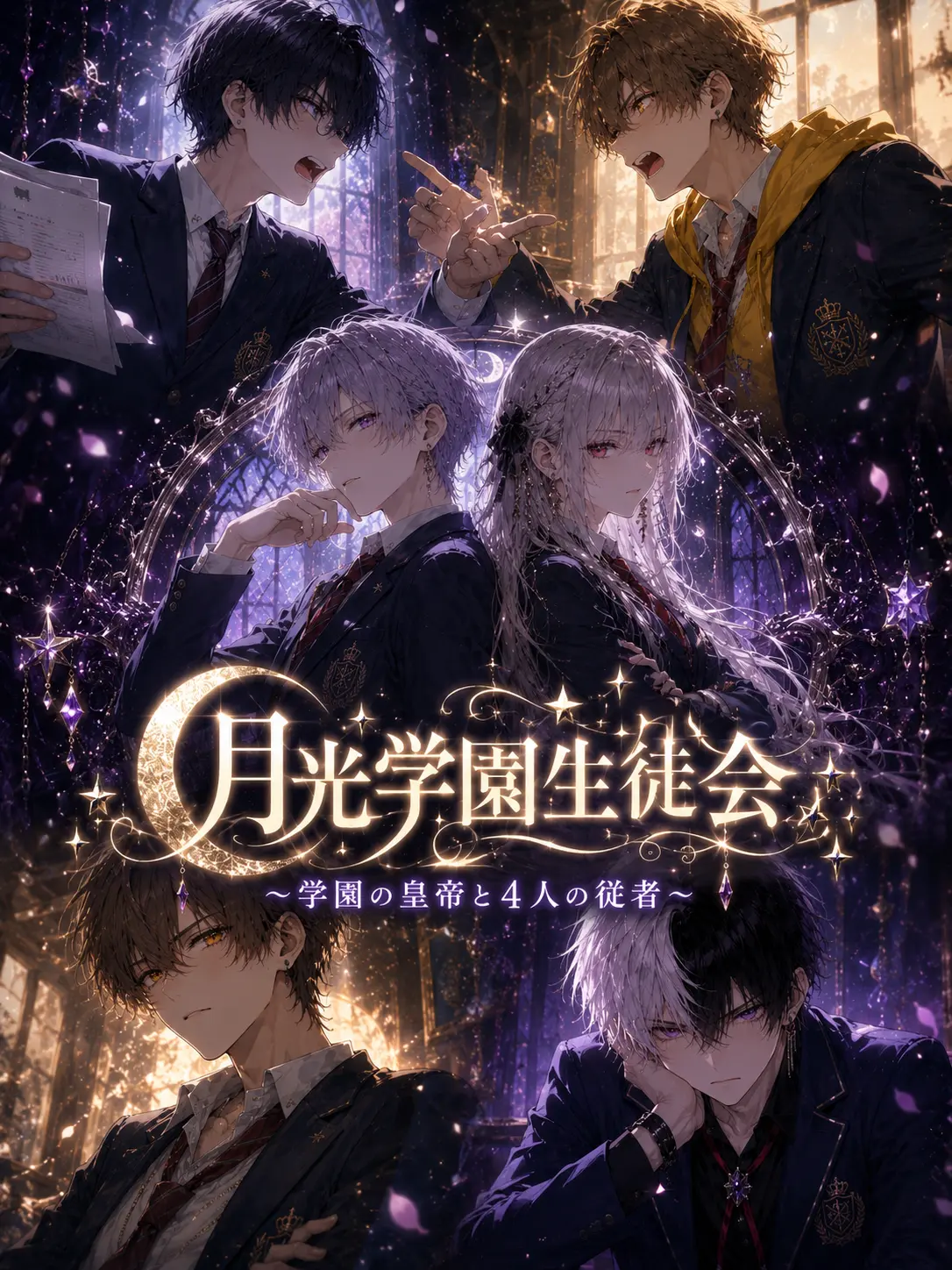 ALMA4370의 月光学園生徒会〜学園の皇帝と4人の従者〜