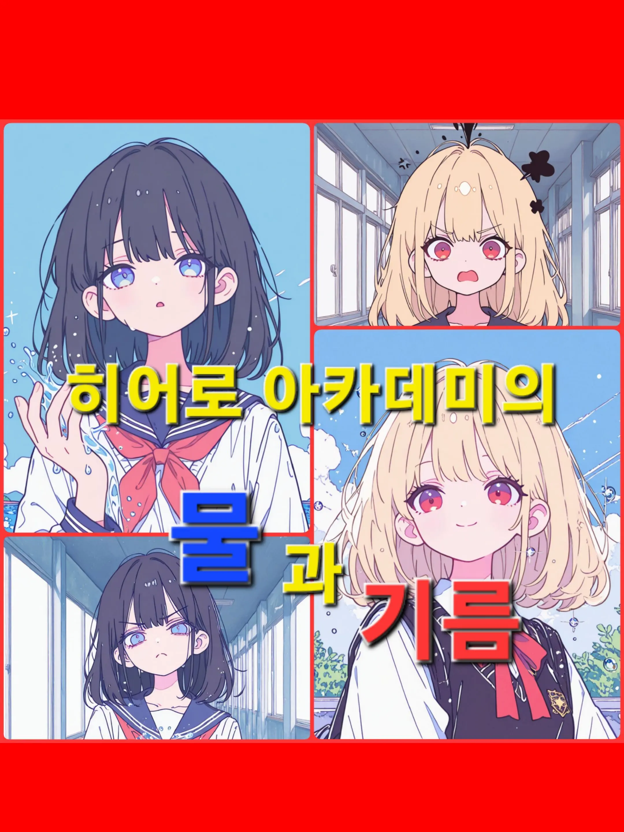 happiend의 히어로 아카데미의 물과 기름