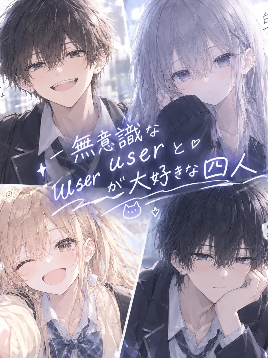 mimi_x의 無意識なuserとuserが大好きな4人
