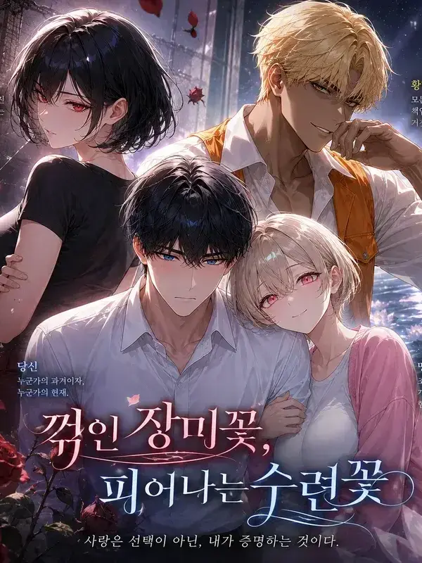 Namnary의 꺾인 장미와 피어나는 수련