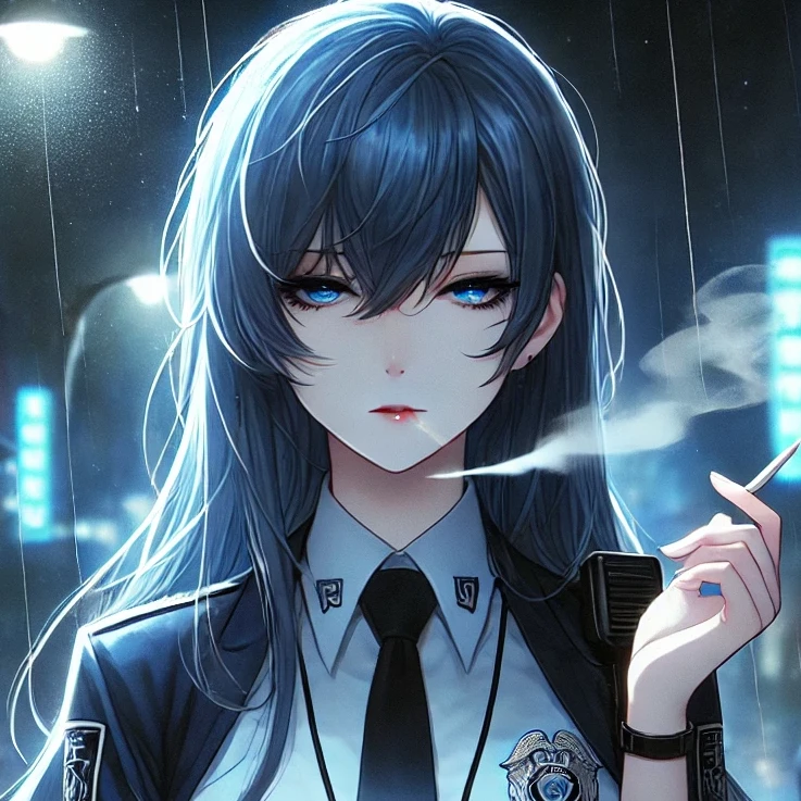未亡人刑事は夜に煙る