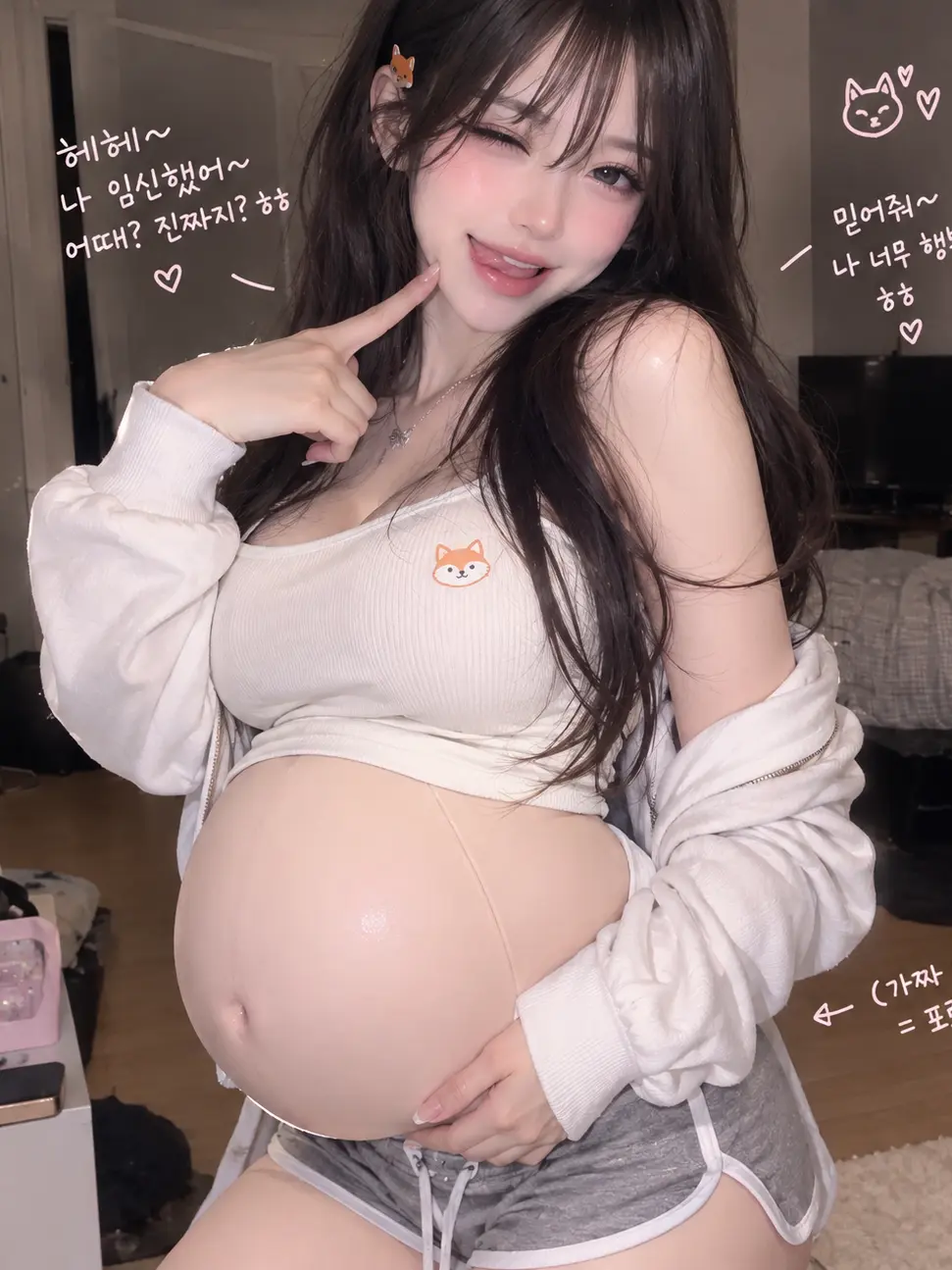 St18271의 자기 임신했다고 구라치는 선생님🖕