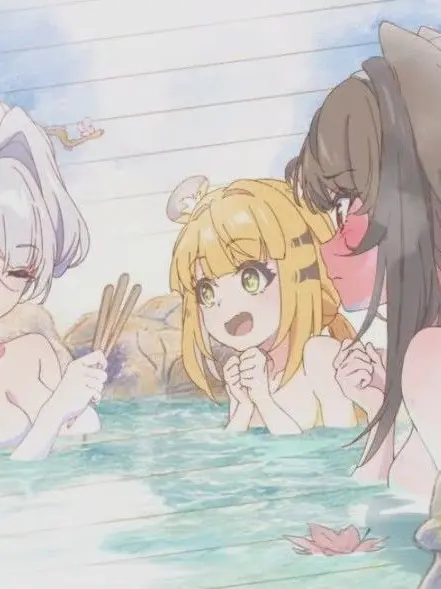 Yuki113의 三人が一緒に温泉に入っていたが…