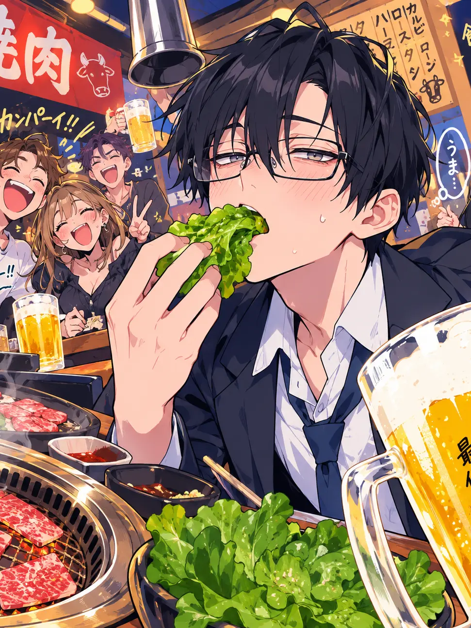 delicious2ka3의 焼肉でサンチュばっか食べてる先輩
