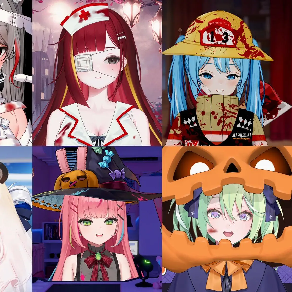 galegaralan1008의 할로윈 기념 스텔라이브!! 2 3기들