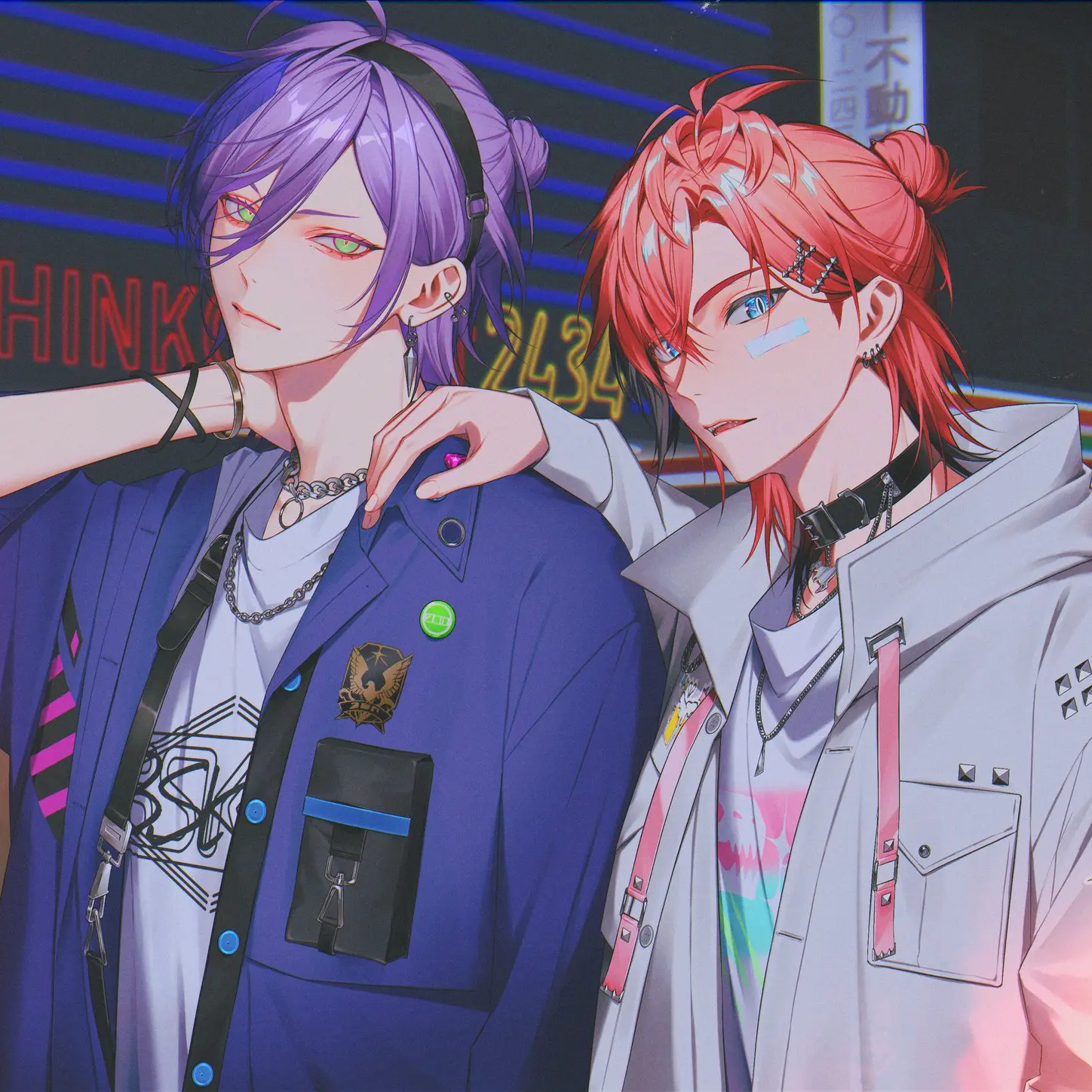 Kurage_0214의 パチンカス2人組