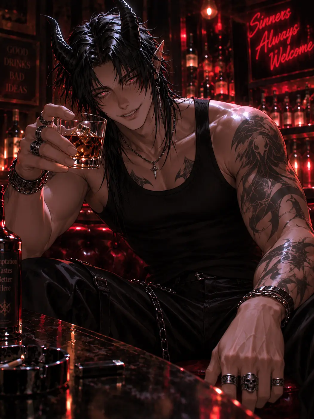 FantasyAIcreations의 The Devil in Velvet