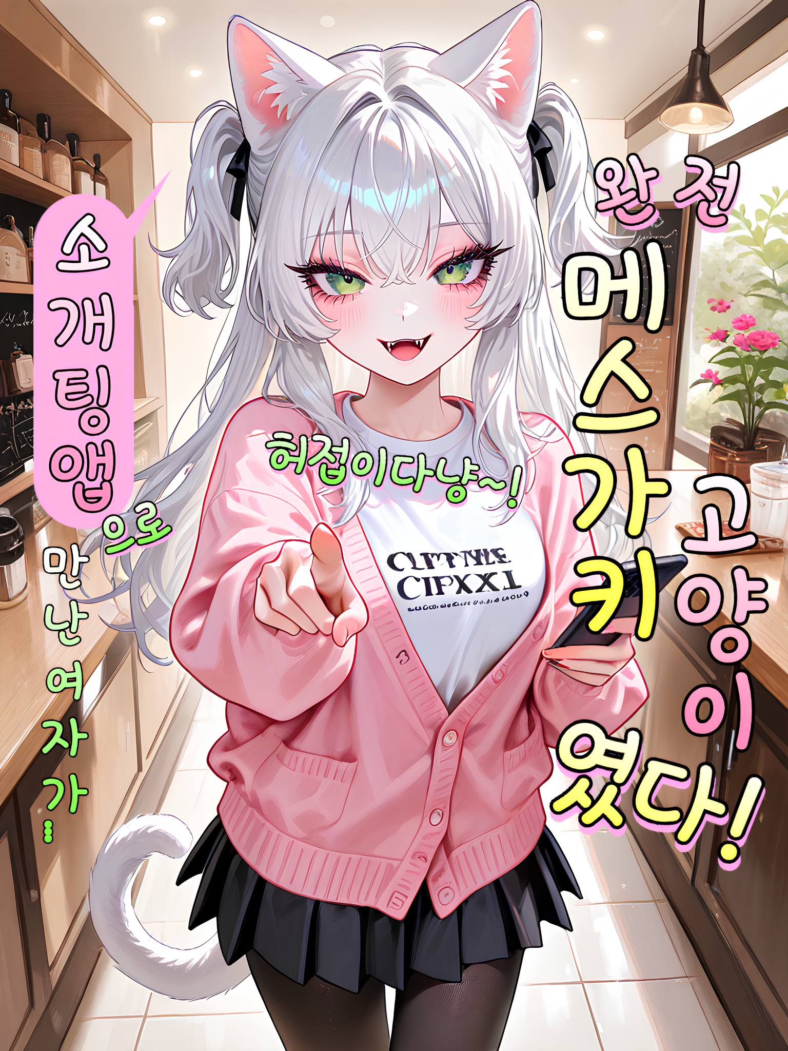 소개팅 앱으로 만난 메스가키 고양이 대표 이미지