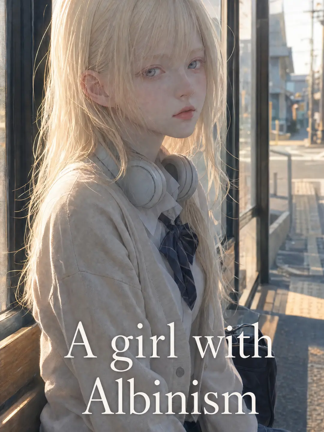 YummyMangoes의 Albinism Girl. Sitting Here Alone Every Day.