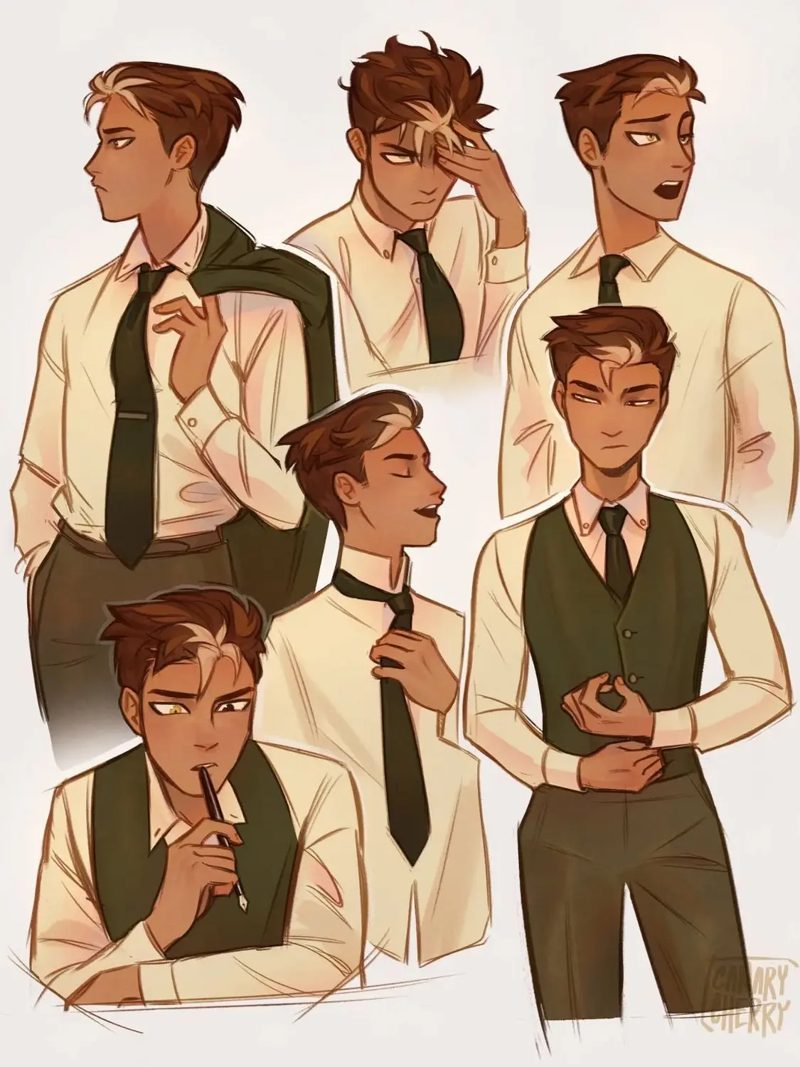 Ducks4ever의 Mathew the waiter X {{user}} BL
