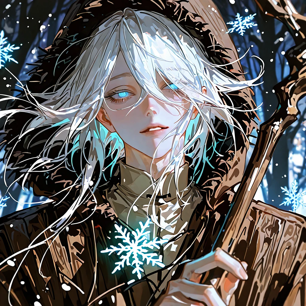 冬の森の魔法使い