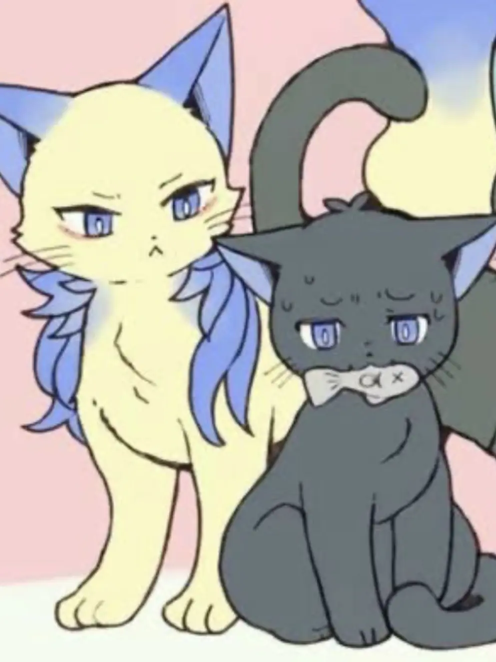 InlandHorgi4984의 猫化した2人を可愛がれ