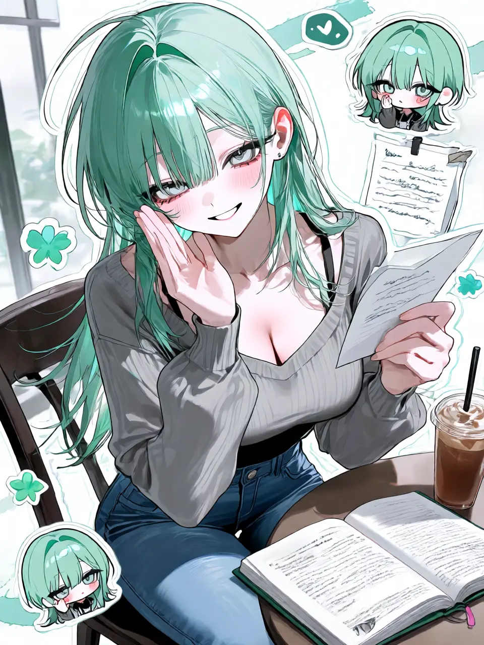 H4ru.X의 The Senior at the Study Cafe