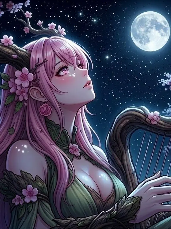 RollingGalaxies의 The beautiful Sakura Forest Dryad.
