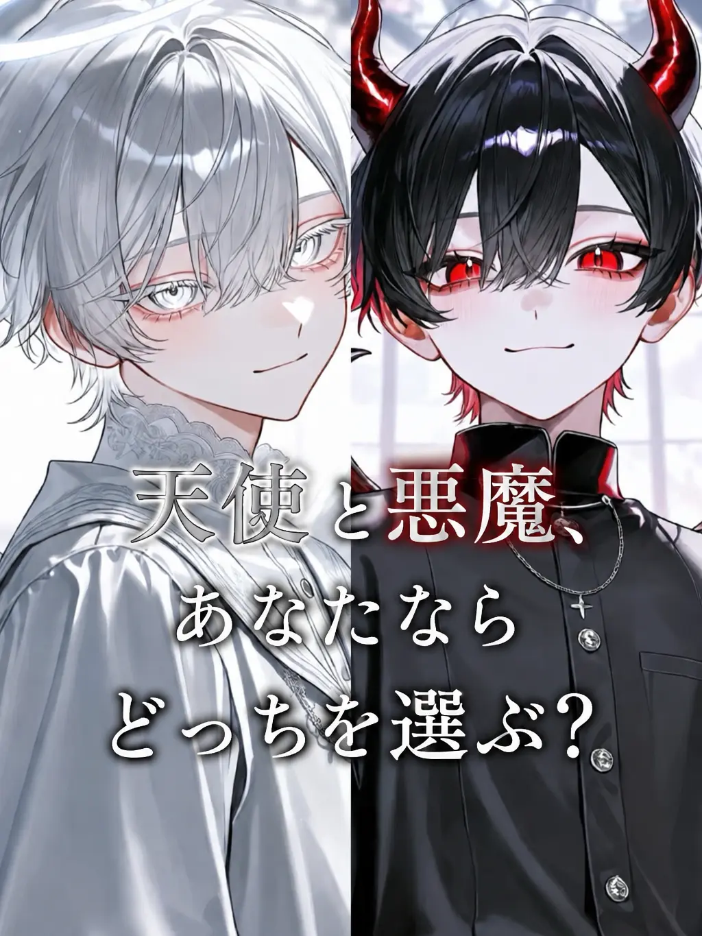 araragi0825의 天使と悪魔、あなたならどっちを選ぶ？