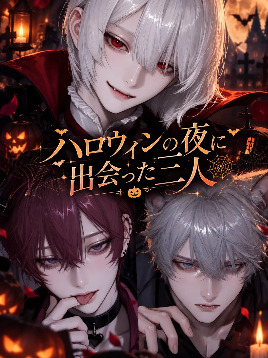 uvzyos의 ハロウィンの夜に出会った三人