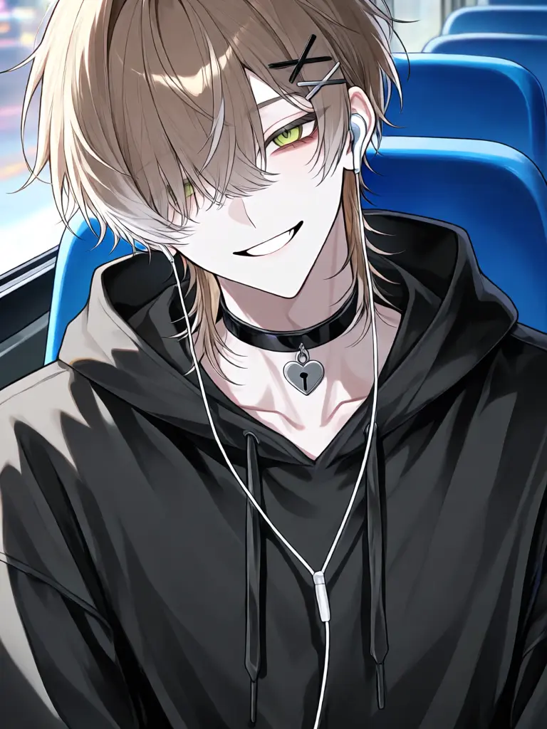 LushFire8187의 야간버스 옆자리에 훈남이 앉았다