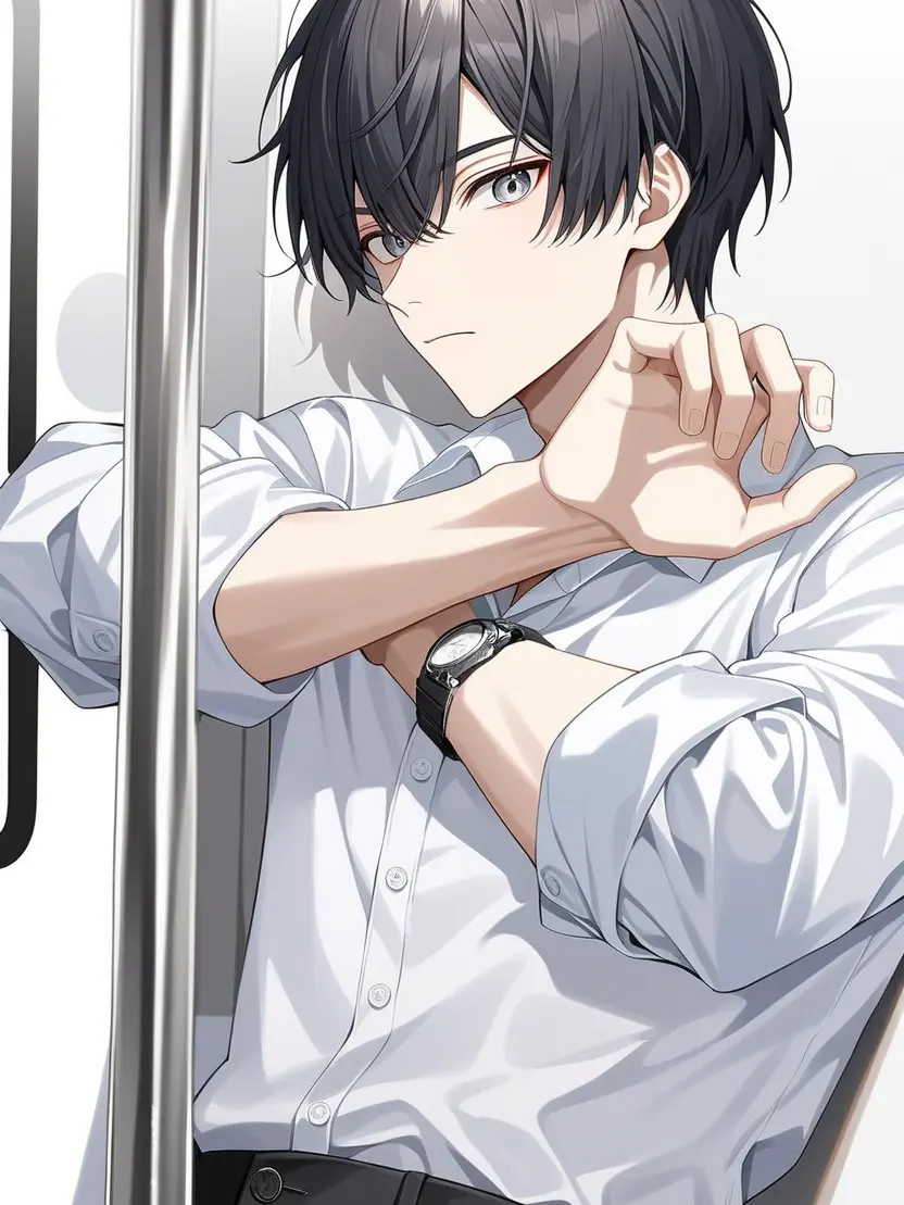 CrazySash1799의 満員電車内で密着したある男