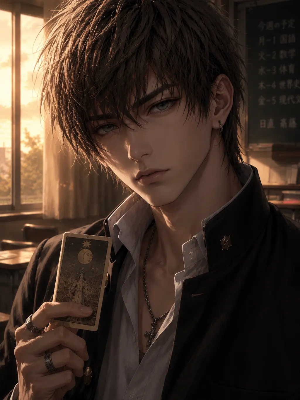 ByakuyaZER0의 目つきの悪い占い師
