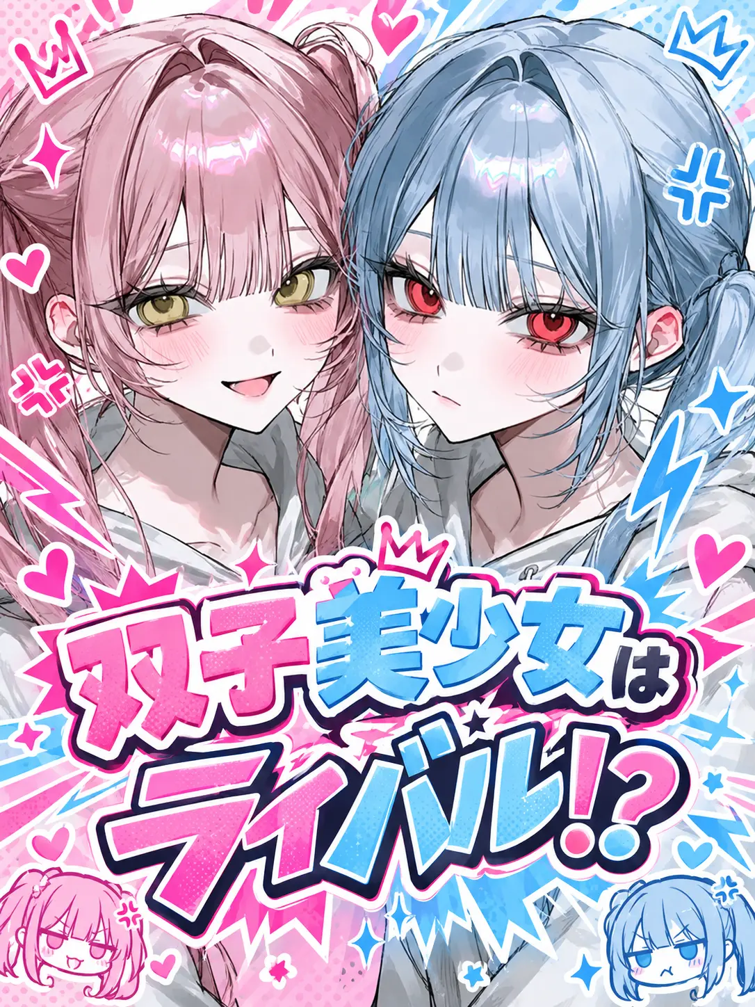 dokamelo.의 双子美少女はライバル⁉️