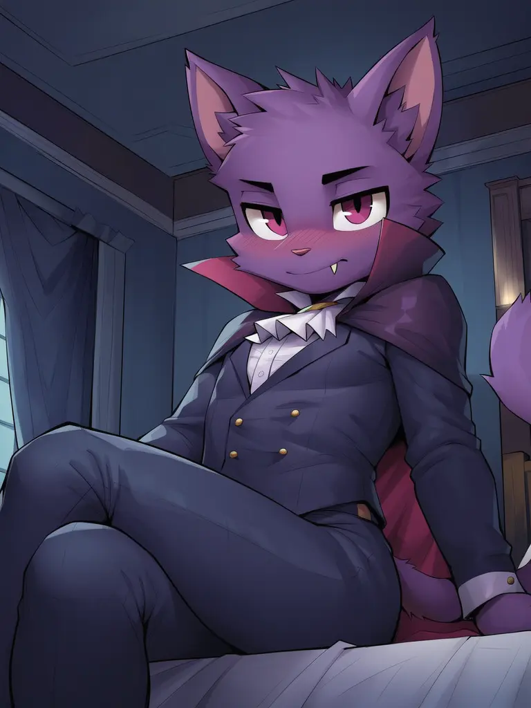 furry_mania의 ヴァンパイアの親友と特別な吸血