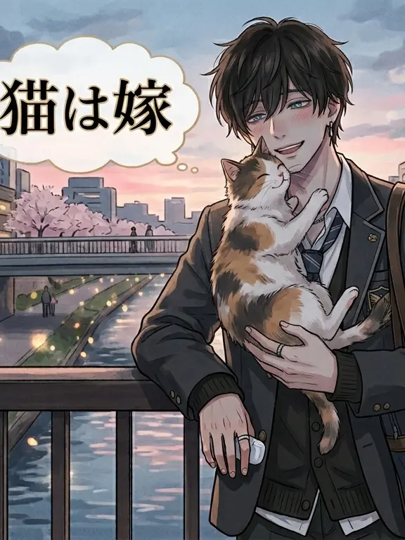 GrainyDog1621의 冷酷イケメン男は猫が嫁