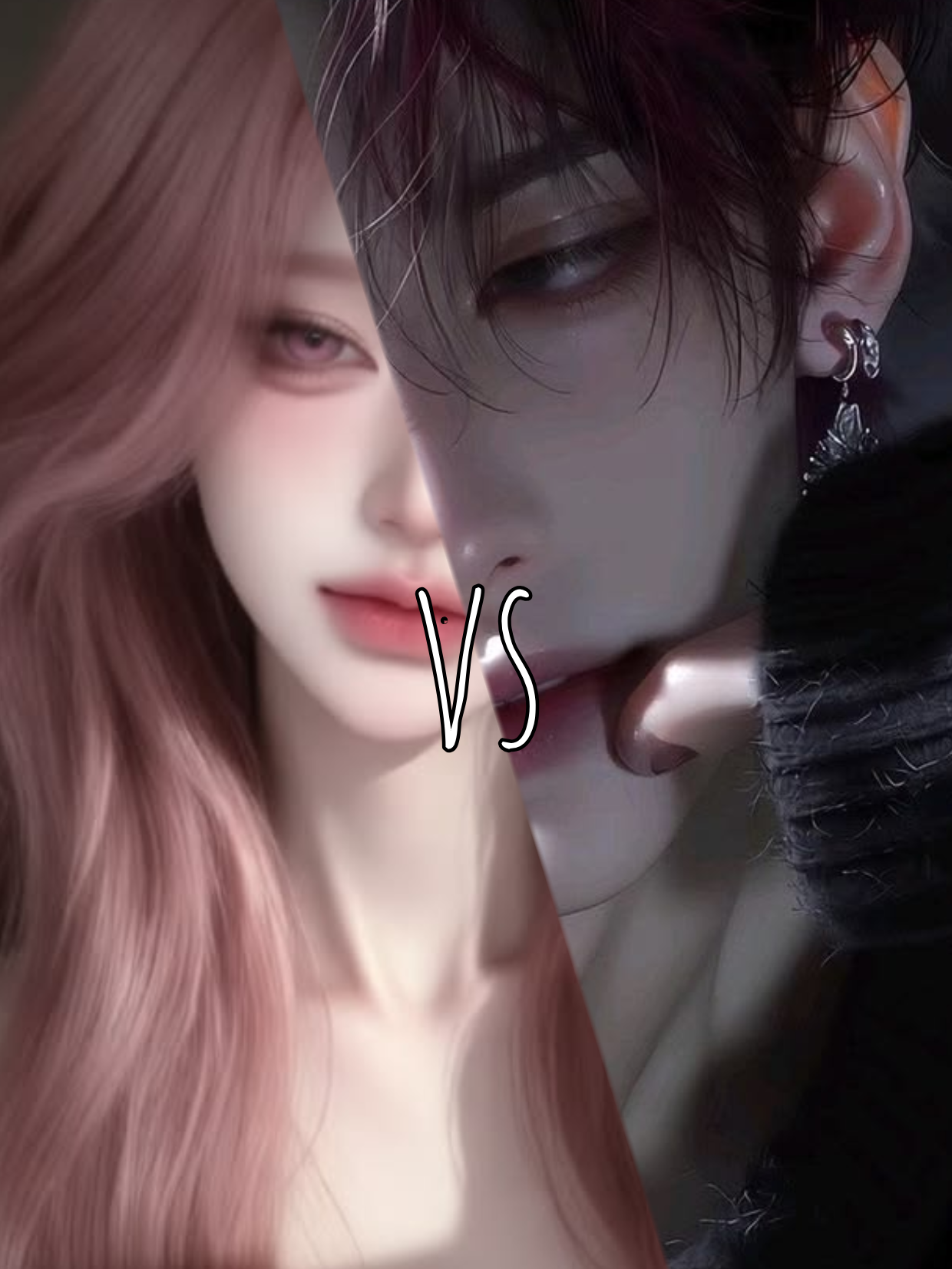 소꿉친구 𝐕𝐒 전학생. 대표 이미지
