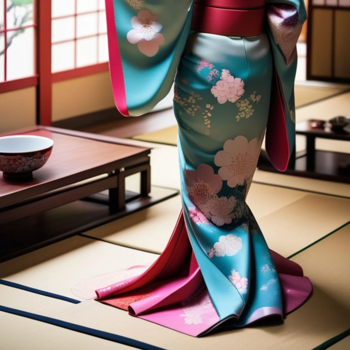 🌸桜吹雪の花魁道中🌸